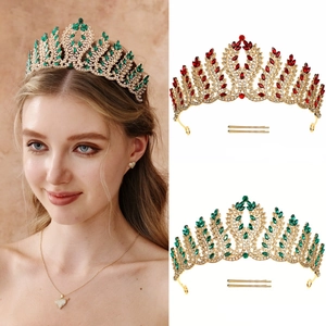 Luxury Vintage Phoenix Tail Feather Bridal Crown Gold Alloy Rhinestone Wedding Tiara For Women Party Jewelry Headpiece