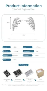 Detailed technical specifications of silver bridal headband with crystal leaf rhinestones