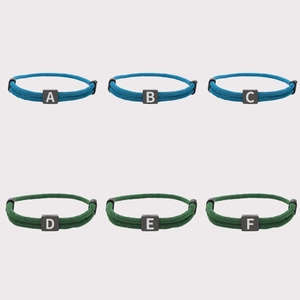 Minimalist Stainless Steel Square Letter Charm Braided Milan Rope Bracelet For Men Women Adjustable Fashion Jewelry Daily Wear