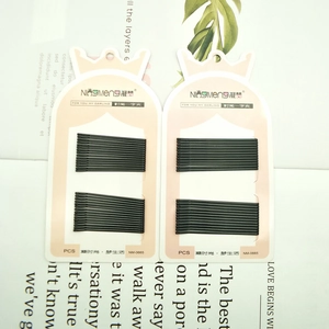 Forcine per Capelli Professionali in Metallo Nero per Donna Ragazza Semplici Antiscivolo Ondulate Piatte Curve Accessori Capelli