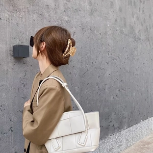Pinzas para el Cabello de Acetato de Celulosa Retro Francés Elegantes Pinzas Grandes de Carey Mármol Accesorios de Pelo