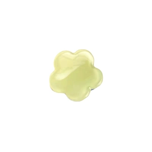 Minimalistische hellgelbe Acetat-Blumen-Haarklammer für Frauen mit Glanzfinish