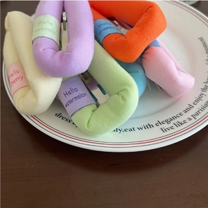 Barrettes à cheveux mignonnes macaron aux fruits en tissu doux coloré pour filles