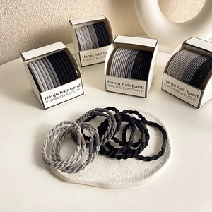 High Elastic Hair Ties Minimalist Braided Hair Bands Seamless Ponytail Holders Durable Scrunchies For Women Daily Office Accessories