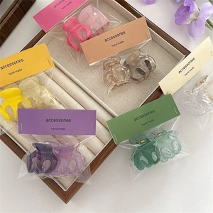Mini Mollette per Capelli Color Caramella per Donna Ragazze Piccole Pinze Squalo Accessori per Capelli Styling Copricapo Dolce