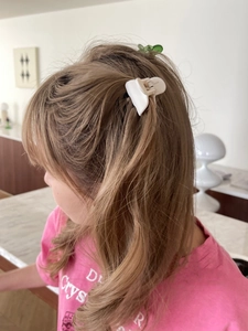 Matte candy color mini hair claws for ponytail and bangs styling for energetic girls