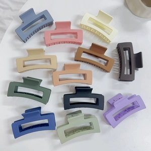 Dettaglio di 12 grandi mollette opache in colori assortiti per acconciature eleganti