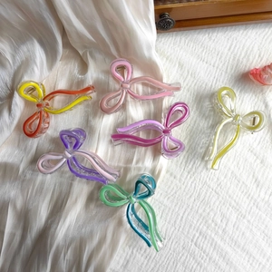 Large Butterfly Hair Claw Clip For Women Elegant Resin Oil Dripping Hair Shark Clip Minimalist Sweet Hair Accessories Headwear