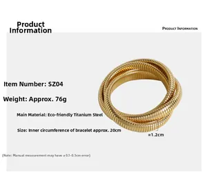 Dettaglio del bracciale a strati in acciaio al titanio con larghezza 1,2 cm e 20 cm di circonferenza