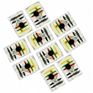 10-piece portable sewing kit set including colorful threads, buttons, and needles for travel