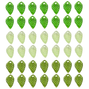 Acryl Grün Mini Baum Blatt Perlen Für DIY Schmuckherstellung Zubehör Handgefertigte Ohrringe Armband Halskette Handwerk Sortiert