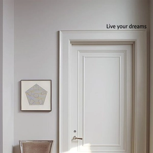 Inspirational 'Live your dreams' black vinyl wall sticker for bedroom and living room decor