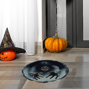 Halloween 3D Horror Female Ghost Wall Floor Sticker PVC Removable Decal For Living Room Bedroom Party Home Decoration
