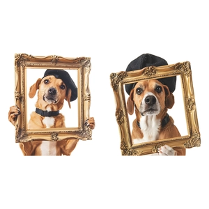 Creative gold baroque picture frame with elegant embossed details for home wall decor