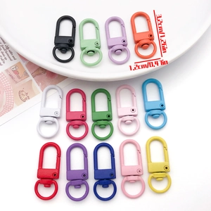 Colorful lobster clasps in 14 candy colors with 360-degree swivel for DIY jewelry making