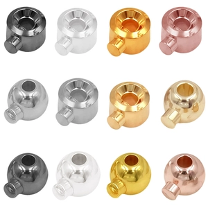 DIY Schmuck-Schiebeverschlüsse aus Kupfer in Gold, Silber, Schwarz und Roségold-Finish