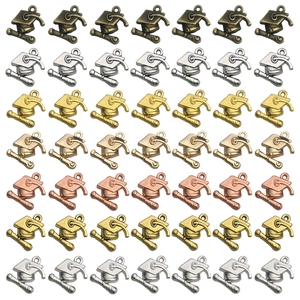 Alloy Graduation Cap Charms Diploma Scroll Pendants For Graduation Season DIY Jewelry Making Necklace Bracelet Craft Accessories