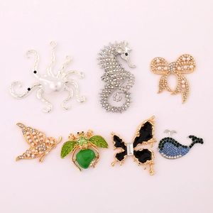 Fashion hollow butterfly alloy charms for shoe decoration and DIY phone case accessories