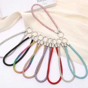 Luxury Rhinestone Chain Phone Pendant Versatile Phone Case Keychain Ornament Mobile Phone Strap For Women Fashion Accessory