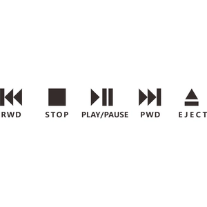 Minimalist video playback progress bar wall stickers for living room home decor