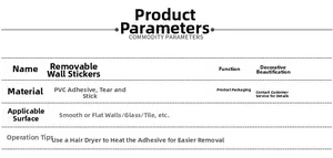 Detailed instructions for PVC bat wall stickers with application and removal tips