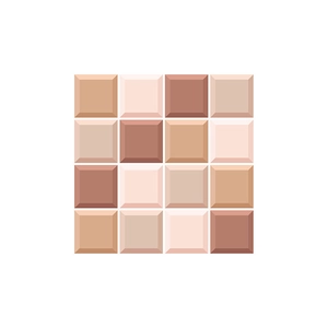 Orange checkered self-adhesive tile stickers for kitchen walls and bathroom decor