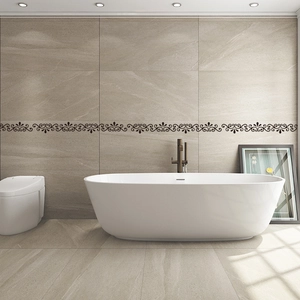 Sticker Mural de Bordure en PVC Motif de Volutes Classique Européen Auto-adhésif Imperméable pour Salle de Bain Salon Chambre