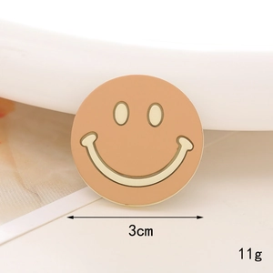 Λεπτομέρεια μενταγιόν smiley 3cm με διαστάσεις και δείκτη βάρους 11 γραμμαρίων