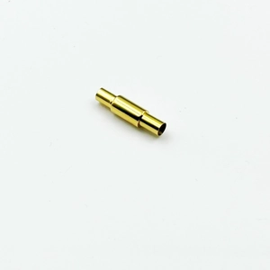 Polished gold stainless steel magnetic screw clasps for jewelry making bracelets