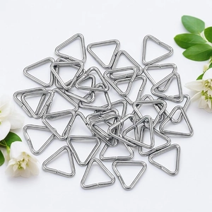 Stainless Steel Triangle Open Jump Rings Jewelry Making Findings DIY Handbags Hardware Accessories Polished Linking Connectors