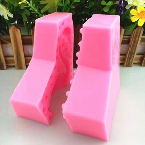 Pink flamingo silicone mold set for 3D DIY handmade cake fondant and plaster soap crafts