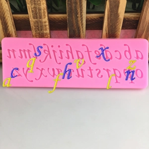DIY Mini Lowercase Alphabet Silicone Mold For Baking Fondant Cake Decorating Chocolate Candy Mold DIY Craft Baking Tool