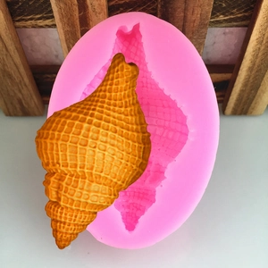 Realistic Conch Shell Silicone Mold Ocean Theme DIY Chocolate Fondant Resin Craft Clay Soap Cake Decoration Baking Tool