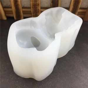Stampo in silicone maialino 3D per budino mousse gelato sapone e artigianato gesso