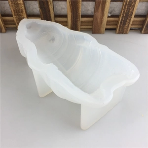 3D bear silicone mold for making jelly and ice cream with flexible translucent texture