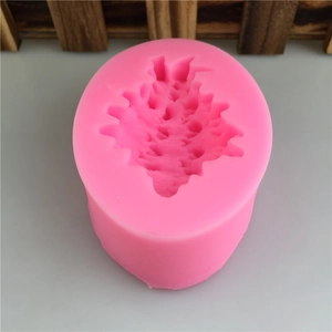 Pink conch shell shaped silicone mold for DIY baking and chocolate making crafts