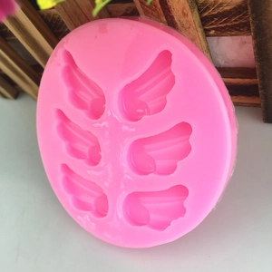 Stampo in silicone con ali d'angelo per decorazione torte al cioccolato e fondente