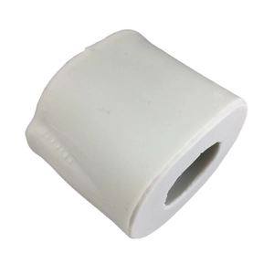 Soft white silicone toe separators for bunion relief and foot alignment support