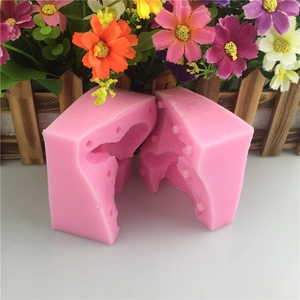Moule en silicone 3D lapin pour savon artisanal et plâtre avec piliers d'alignement