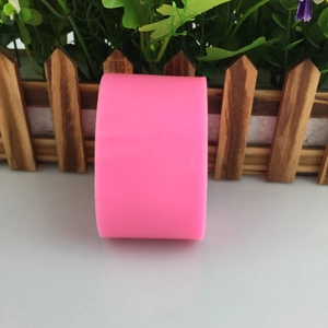 Pink silicone mermaid tail mold for handmade soap and fondant cake decorating tools
