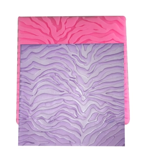 Silicone zebra texture fondant mold for cake borders and DIY embossing crafts