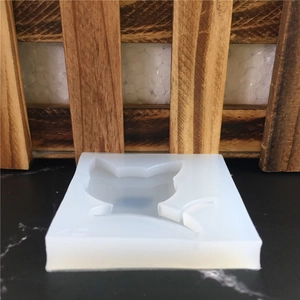 Moule en silicone translucide en forme de chat pour aromathérapie et décoration