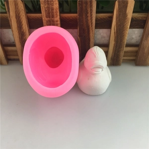 3D cute duck silicone mold for DIY plaster aromatherapy and mousse cake decorating