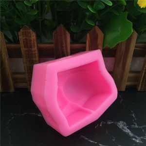 Pink sexy butt shaped silicone mold for fondant cakes and handmade craft projects
