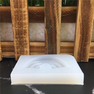 DIY translucent silicone rainbow mold for fondant cake bordering and resin art crafts