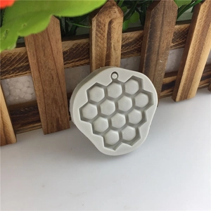 3D honeycomb hexagon silicone mold for DIY handmade soap and chocolate baking crafts
