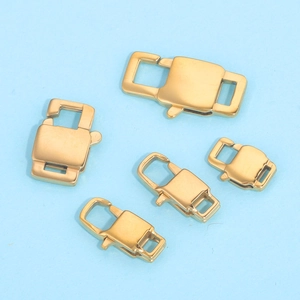 Polished Stainless Steel Lobster Clasp Buckle Necklace Connector DIY Jewelry Making Findings Bag Hook Accessory Clasp