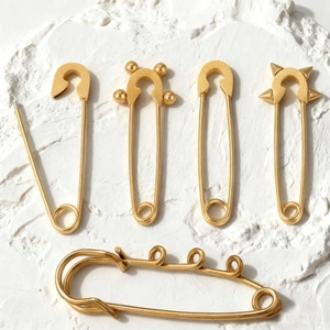 Roestvrijstalen Veiligheidsspeld Broches Voor DIY Sieraden Maken Minimalistische Punk Spike Kraal Decoratieve Spelden Voor Tassen Kleding