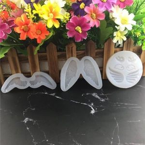 Three-piece angel wings silicone mold set for fondant cake decorating and DIY crafts