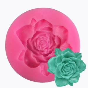 Rose Flower Shape Silicone Mold For DIY Fondant Cake Decoration Sugarcraft Baking Chocolate Candy Soap Making DIY Tool